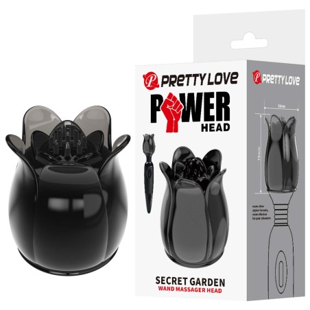 Pretty Love Power Head Secret Garden Wand - Końcówka do Masażera Różdżka