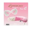 Lovesecret Fox Set 02 - Zestaw Lisiego Ogonka i Uszu  - Róż