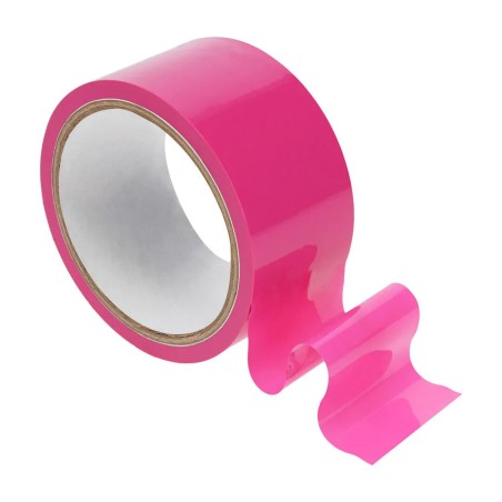 PVC Non-Stick Tape - 20 m - Różowa - Taśma do Krępowania