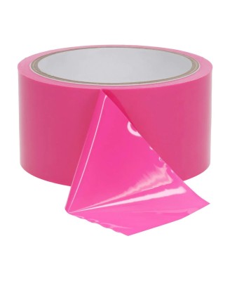 PVC Non-Stick Tape - 20 m - Różowa - Taśma do Krępowania