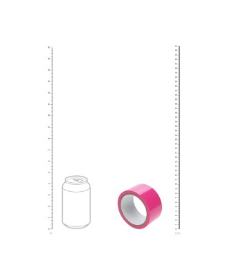 PVC Non-Stick Tape - 20 m - Różowa - Taśma do Krępowania