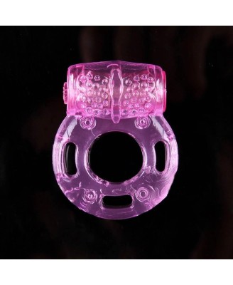 Lovesecret Sensual LS12 – Vibrating Ring 01 | Wibrujący pierścień erekcyjny | Różowy