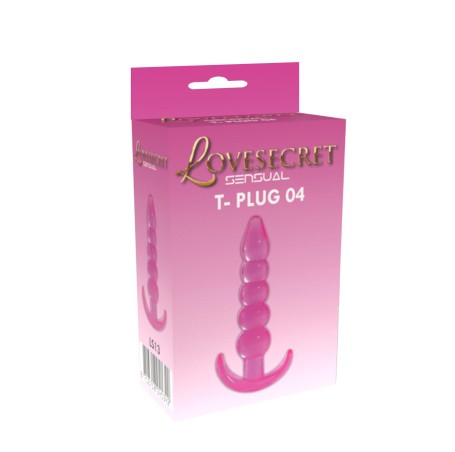 Lovesecret Sensual LS13 – T-Plug 04 Różowy | Korek analny
