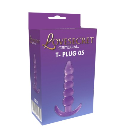 Lovesecret Sensual LS14 – T-Plug 05 Fiolet | Korek analny