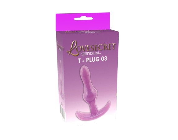Lovesecret Sensual LS11 – T-Plug 03 Fioletowy|Korek analny Mały
