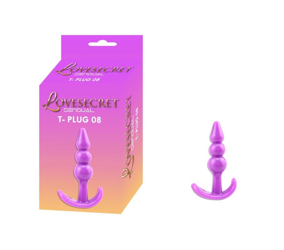 Lovesecret Sensual LS17 – T-Plug 08 Fiolet| Korek analny Mały