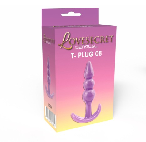 Lovesecret Sensual LS17 – T-Plug 08 Fiolet| Korek analny Mały
