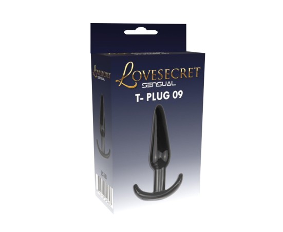 Lovesecret LS18 – T-Plug 09 Czarny| Korek analny