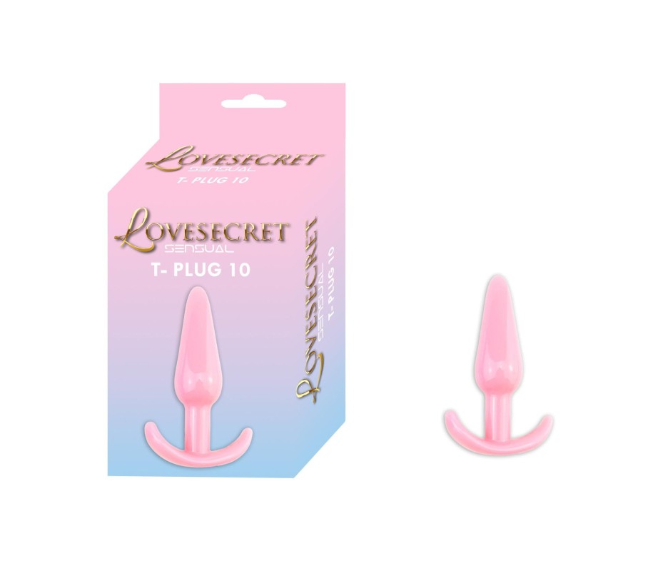 Lovesecret Sensual LS19 – T-Plug 10 Różowy| Korek analny