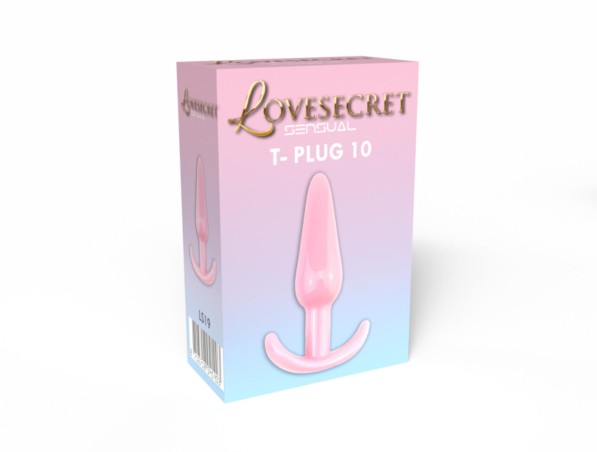 Lovesecret Sensual LS19 – T-Plug 10 Różowy| Korek analny