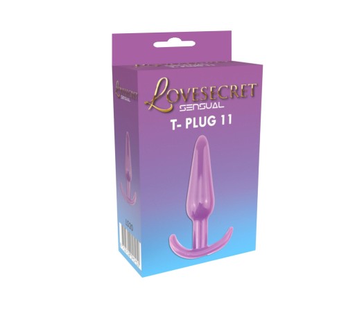 Lovesecret Sensual LS20 – T-Plug 11 Fioletowy| Korek analny
