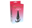 Lovesecret Sensual LS21 – T-Plug 12 Czarny| Korek analny