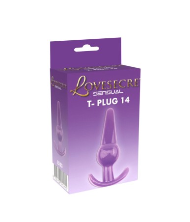 Lovesecret Sensual LS23 – T-Plug 14 Fioletowy| Korek analny