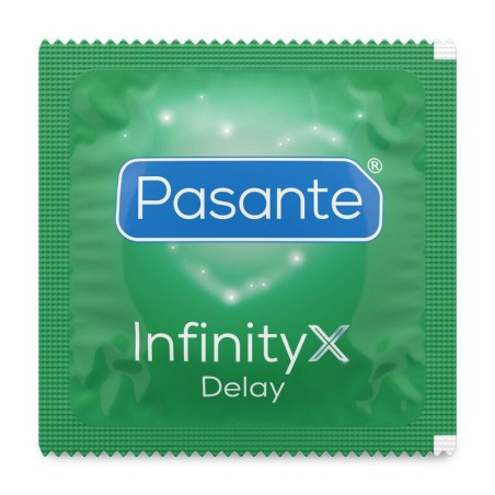 Pasante Delay Infinity "X" Clinic - Prezerwatywy Przedłużające Stosunek - 144szt
