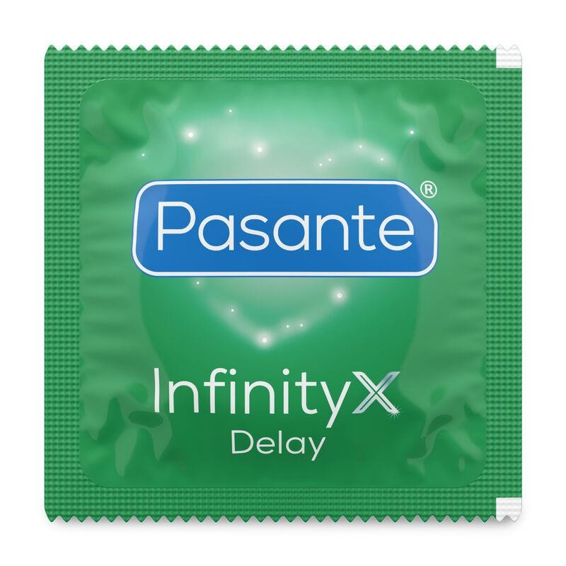 Pasante Delay Infinity "X" 1 pc - Prezerwatywy Przedłużające Stosunek