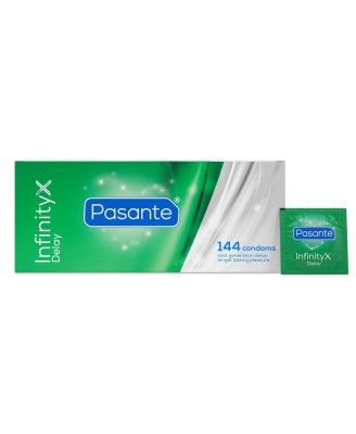 Pasante Delay Infinity "X" 1 pc - Prezerwatywy Przedłużające Stosunek