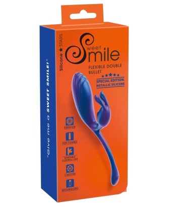 Smile Metallic Flexible Double - Potrójny Stymulator