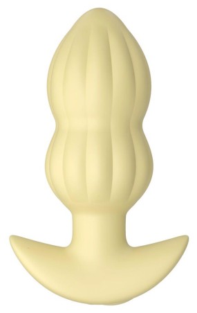 Cuties Vibrating Plug Yellow - Wibrujący Korek Analny - Żółty