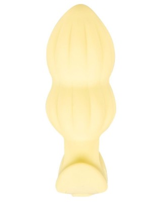 Cuties Vibrating Plug Yellow - Wibrujący Korek Analny - Żółty