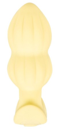 Cuties Vibrating Plug Yellow - Wibrujący Korek Analny - Żółty
