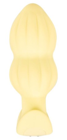 Cuties Vibrating Plug Yellow - Wibrujący Korek Analny - Żółty
