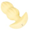 Cuties Vibrating Plug Yellow - Wibrujący Korek Analny - Żółty