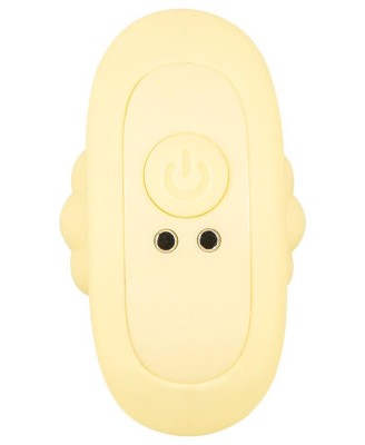 Cuties Vibrating Plug Yellow - Wibrujący Korek Analny - Żółty