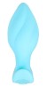 Cuties Vibrating Plug Blue - Wibrujący Korek Analny - Niebieski
