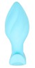 Cuties Vibrating Plug Blue - Wibrujący Korek Analny - Niebieski