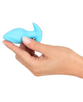 Cuties Vibrating Plug Blue - Wibrujący Korek Analny - Niebieski