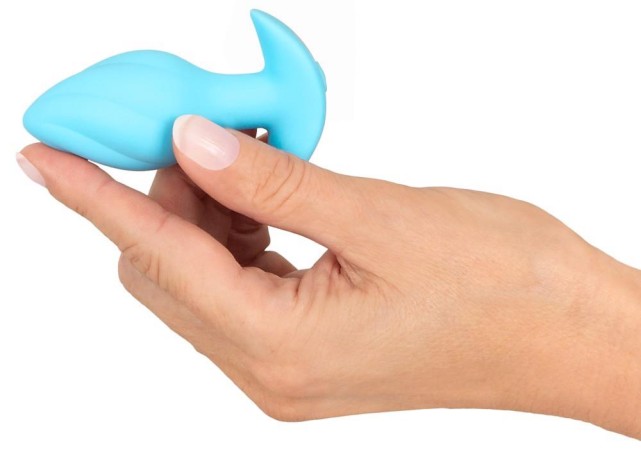 Cuties Vibrating Plug Blue - Wibrujący Korek Analny - Niebieski
