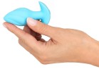 Cuties Vibrating Plug Blue - Wibrujący Korek Analny - Niebieski