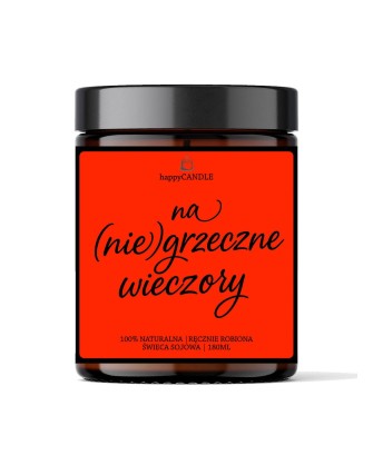 Świeca sojowa NA NIEGRZECZNE WIECZORY