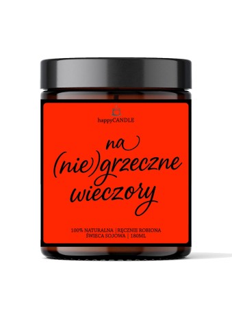 Świeca sojowa NA NIEGRZECZNE WIECZORY