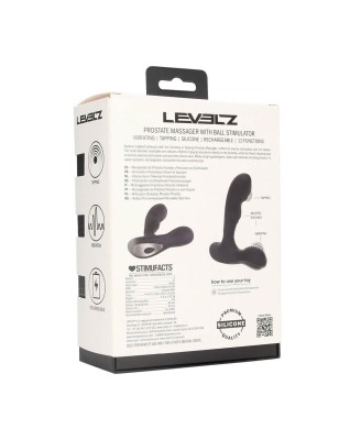 Levelz Masażer Prostaty z Kulką Stymulującą - Czarny