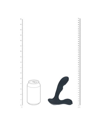 Levelz Masażer Prostaty z Kulką Stymulującą - Czarny