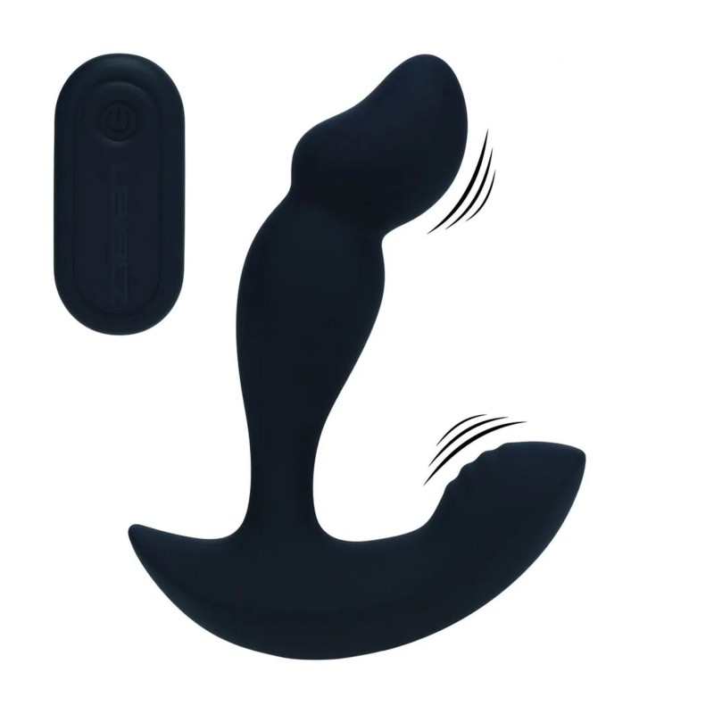 Levelz Masażer Prostaty Sterowany na pilota - Czarny