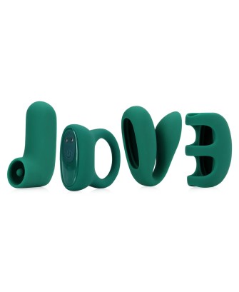 LOVE' (S)explore Set - Green Crystal - Zestaw Erotyczny dla Par