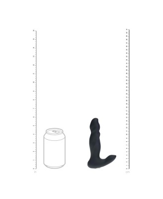 Wibrujący i Pulsujący Masażer Prostaty - Czarny