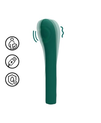 Pulse Wave G-Spot Vibrator - Green Crystal