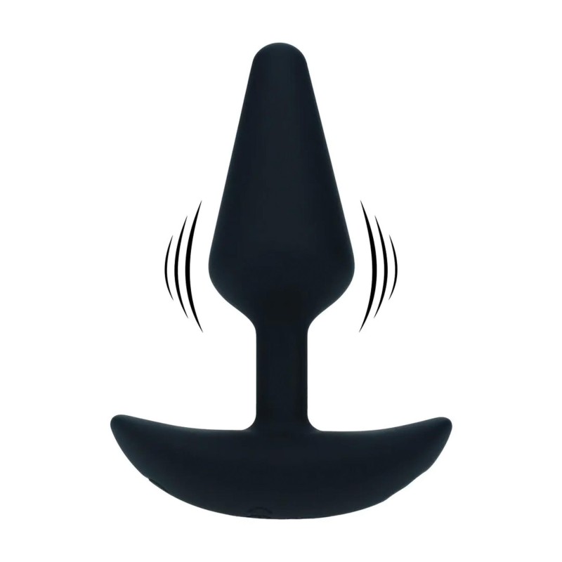 Levelz Klasyczny Wibrujący Korek Analny - S - Czarny