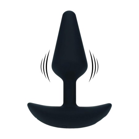 Levelz Klasyczny Wibrujący Korek Analny - S - Czarny