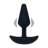 Levelz Klasyczny Wibrujący Korek Analny - S - Czarny