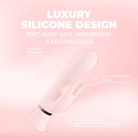 Tendre - Rabbit Vibe - Różowy - Wibrator Króliczek