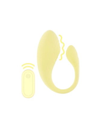 Vibrating G-Spot Vibe - Jajeczko Stymulujące na pilota - Żółte