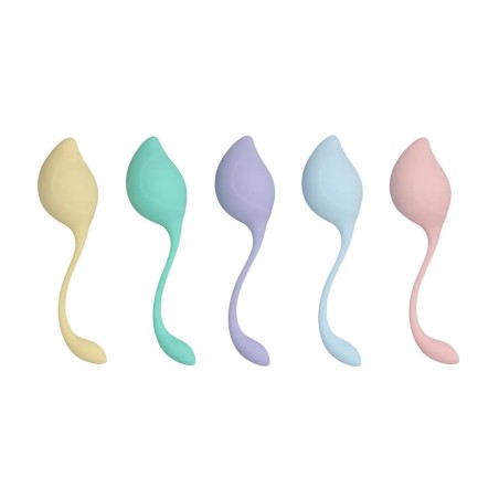Pelvic Stem Kegel Kit - Zestaw Progresywnych Kulek Gejszy - Multicolor