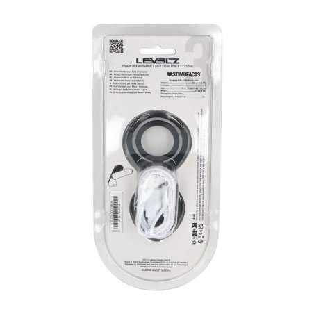 Levelz Wibrujący Pierścień Erekcyjny - Czarny