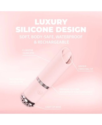 Luxe - Mini Wibrator Szminka - Różowa