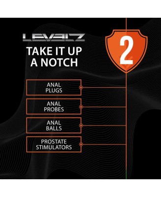 Levelz Korek Analny Punktu P - Czarny