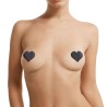 Nipple Cover Set - Cross Star Heart - Zestaw Nasutników Czarnych